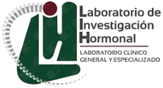 Logo Laboratorio de Investigación Hormonal - Cliente Doña Dicha Bogotá Logo del Laboratorio de Investigación Hormonal, cliente de la panadería Doña Dicha en Bogotá.